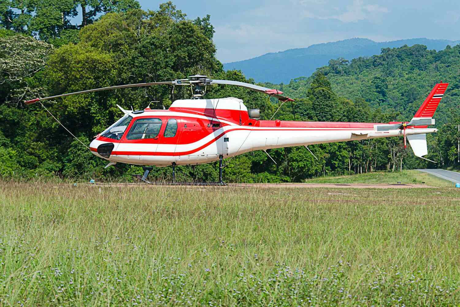 Helicopter in Hawaii